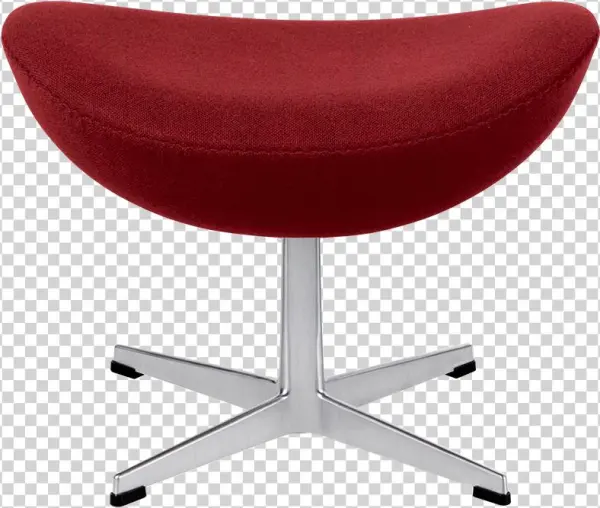 Fritz Hansen Colours Blue - Republic Of Fritz Hansen Egg Footstool Elegance Leather