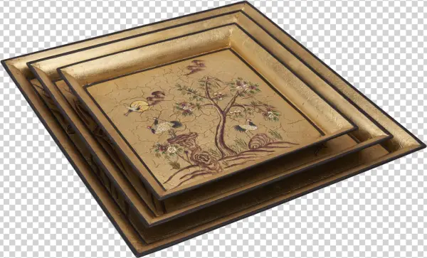 Gunsmoke Toleware Trays - Ceiling