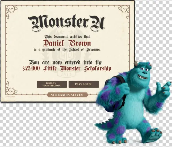 Kellogg's Monsters University Facebook App Design