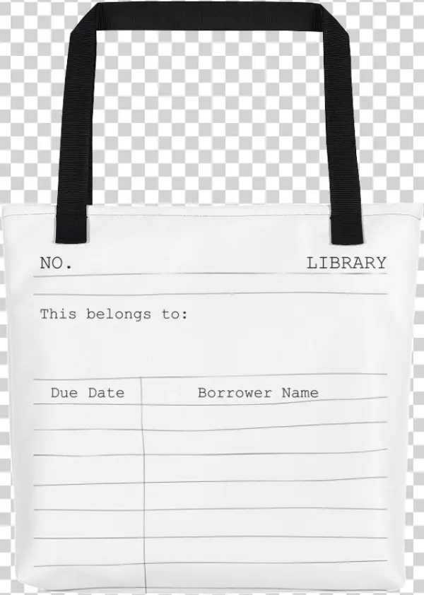 Library Card - Cute Tote, Kids Tote, Library Tote, Kids Room Decor,