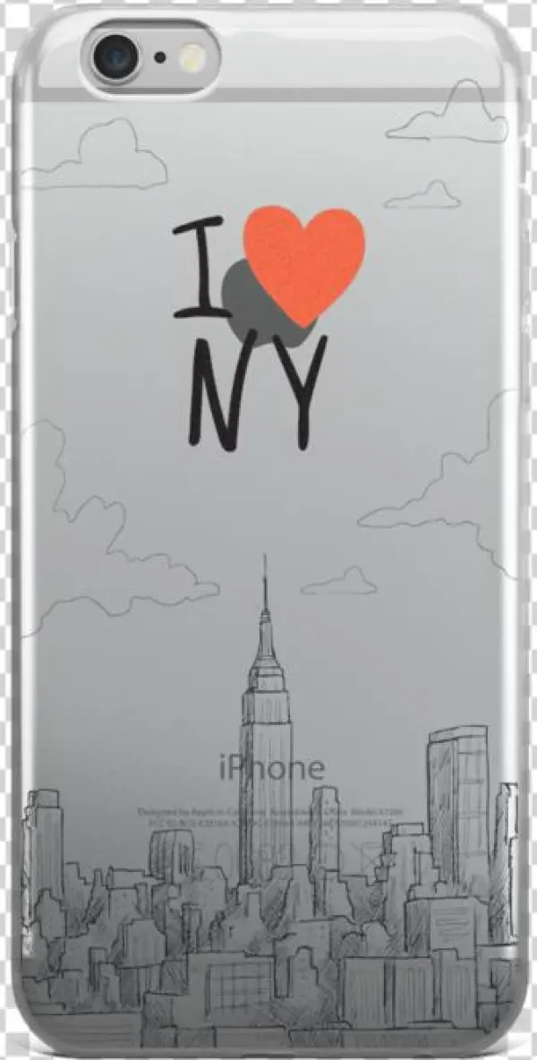 New York Illustration Iphone Case - Iphone 7 Clear Case Ultra Thin Tpu Cover Protective