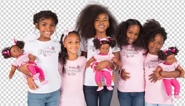 Pbg Doll Footer - Girl