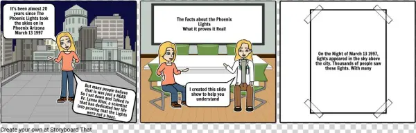 Phoenix Lights - Cartoon