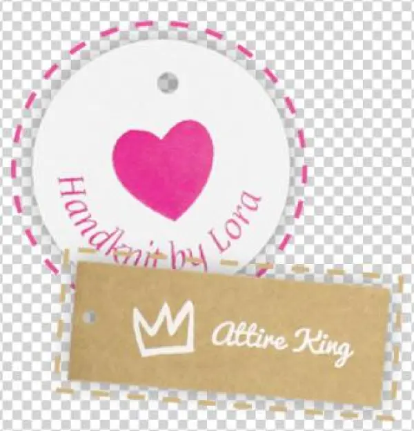Product Hang Tags Text And Symbols - Product