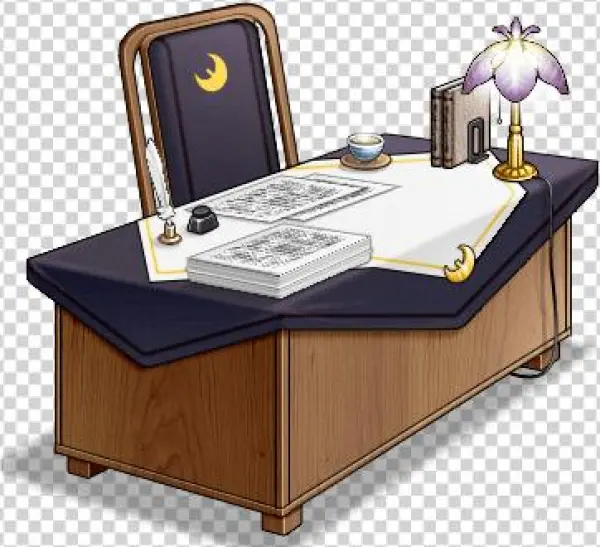 Satsuki's Desk - Cartoon يثسن Png