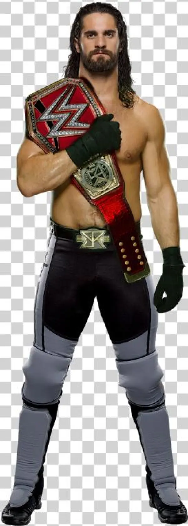 Seth Rollins With The Wwe Championship Belt 2015 Sports
