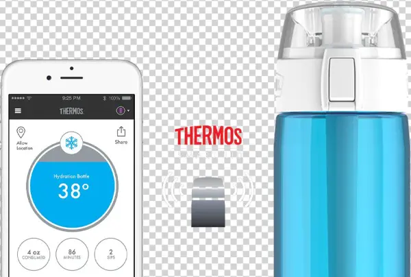 Thermos Smart Lid - Thermos 24 Ounce Hydration Bottle With Connected Smart