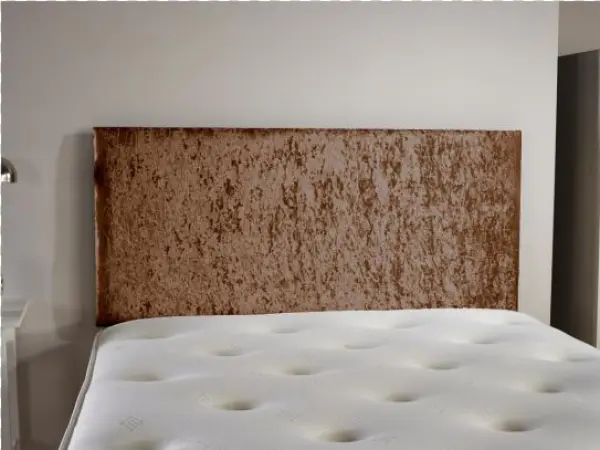 Valufurniture Doll Velvet Fabric Headboard - Truffle