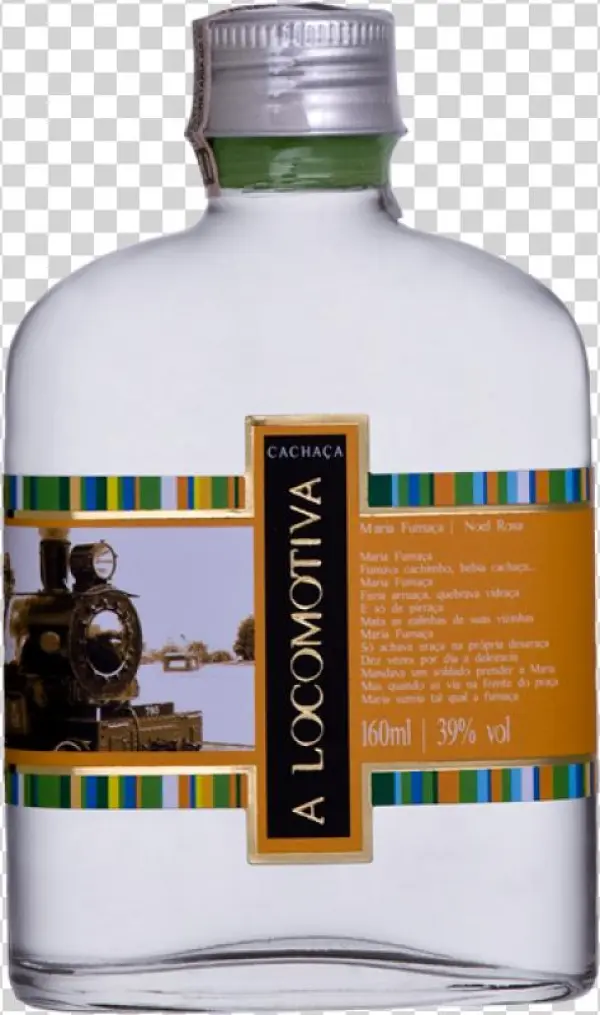 Velho Alambique Cachaça Locomotiva Branca - Cachaça A Locomotiva 500ml
