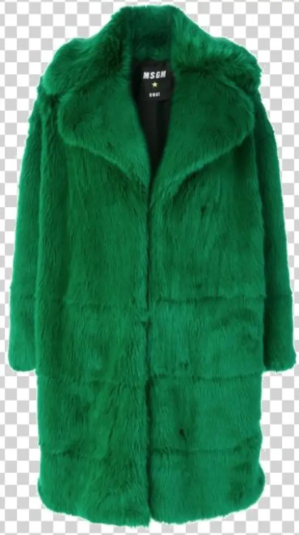 Warm Coat Png Picture - Msgm - Fur Coat - Damen - Synthetisches Kopolymer/polyamid/polyester