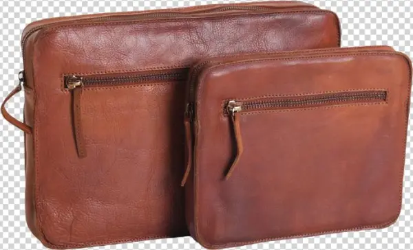 7991-rust - Ashwood Shoreditch Leather Tablet Sleeve - 9.7" Tablet
