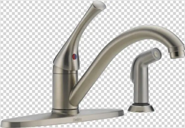 Available Only At Home Depot - Delta 400-ss-dst-a Classic Single Handle Kitchen Faucet