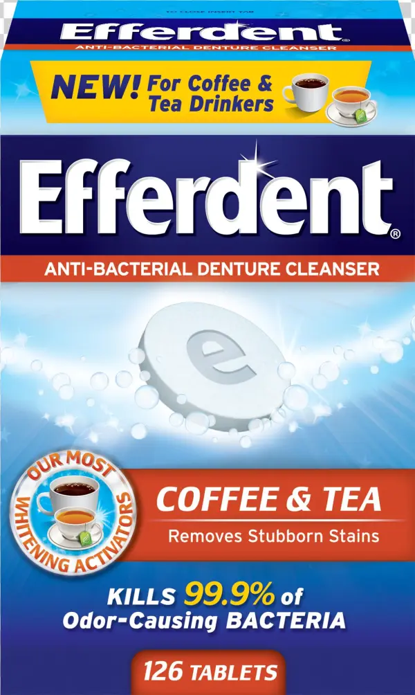 Efferdent Coffee & Tea Denture Cleanser