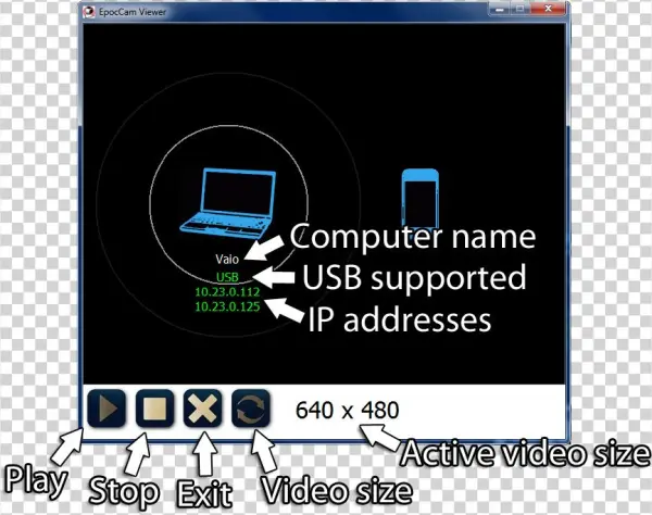 Epoccam Nokia Application - Hp V210w
