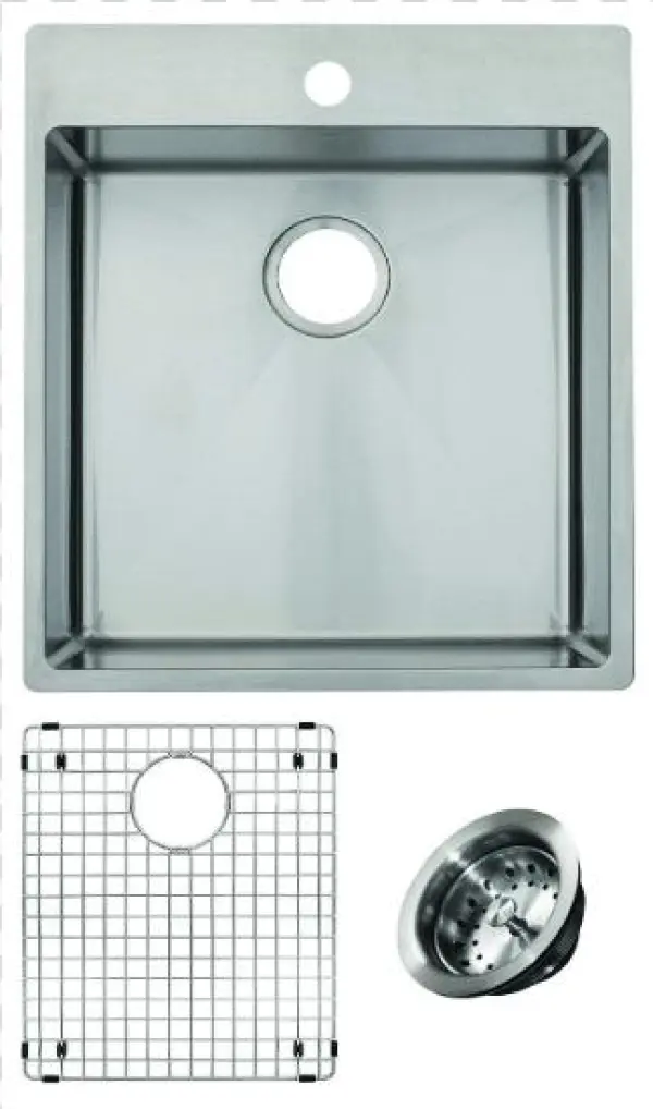 Previous - Franke Hts2022-1kit Vector 19.5" Handmade Dual Mount