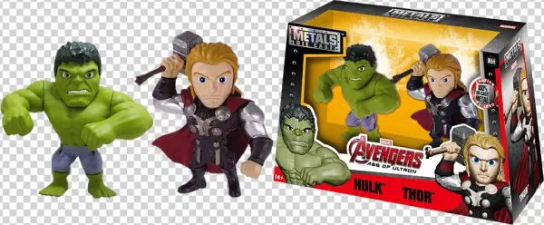 The - Jada Toys Marvel Metals Hulk & Thor (m66) Twin