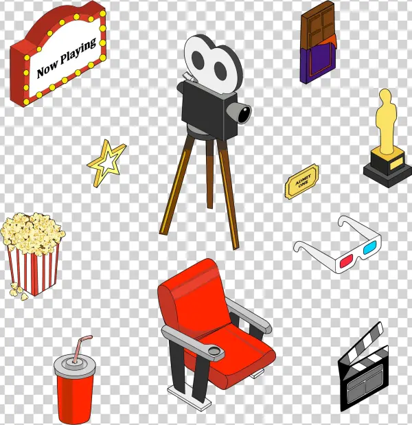 This Free Icons Png Design Of Cinema Paraphernalia