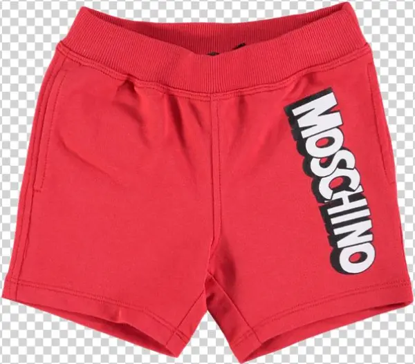 Babies Logo Print Shorts Red , Black & White
