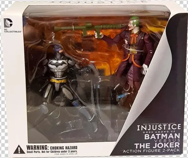 Batman Vs Joker Action Figure 2-pack - Dc Collectibles Injustice: Batman And The Joker 3.75"