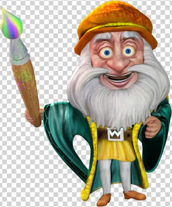 Dawinci Withbrush - Cartoon