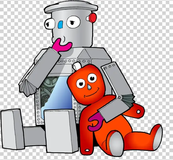 Otto Teddy-rob - Cartoon