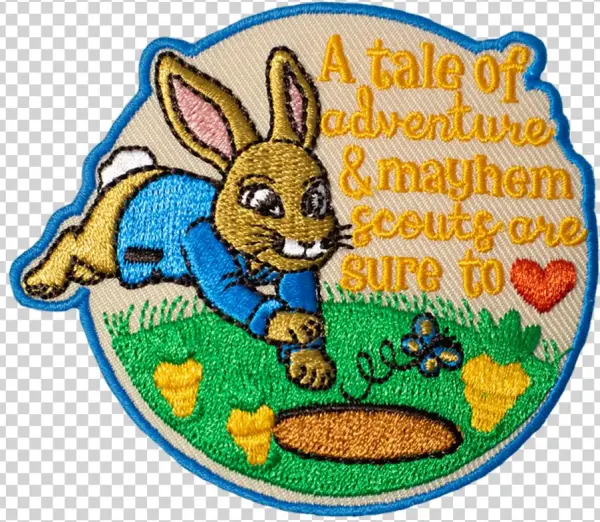 Peter Rabbit Scout Inspired Patch - Film