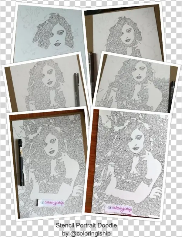 Portrait Doodle - Paper