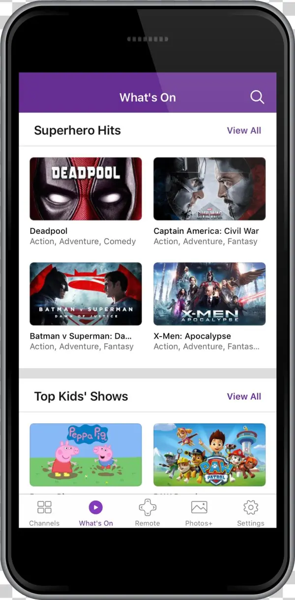 Roku Mobile App Whats On