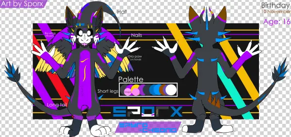 Sporx The Angel Dragon - Cartoon