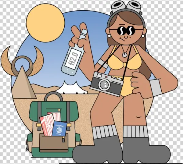 Travel Harder Than Anyone Else - Cartoon