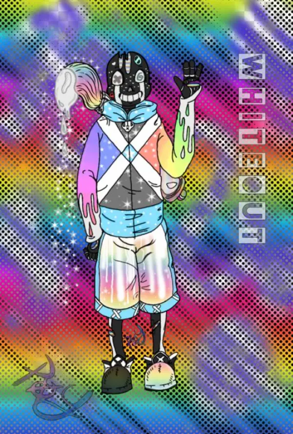 Whiteout Sans - Illustration