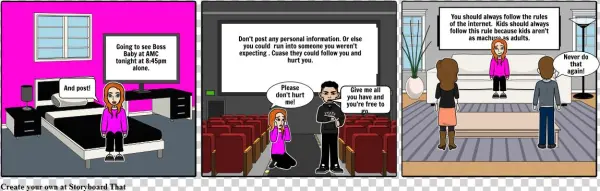 Don't Post Stuff Online - Cartoon