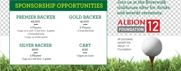 For Sponsorship Opportunities Please Contact Ashley