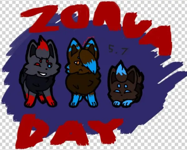 Happy Zorua Day - Cartoon