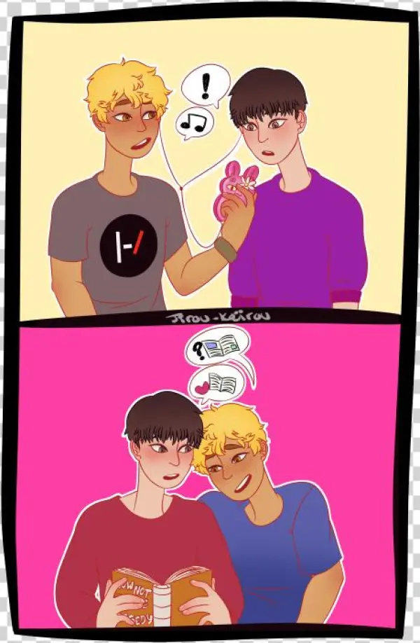 Hidekane Week Day 1 - Cartoon
