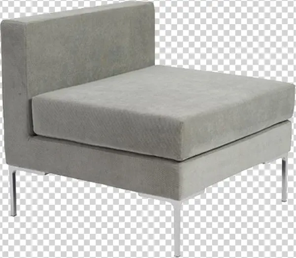 Monaco Grey Armless Chair