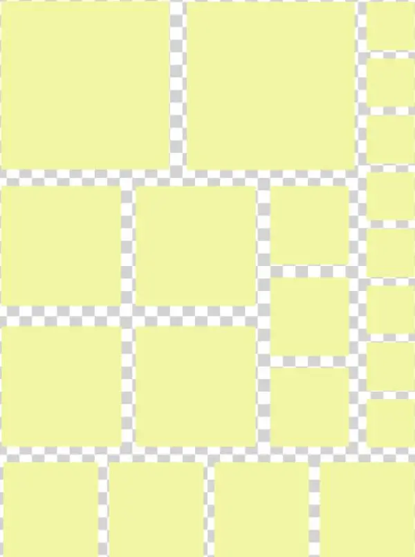 Pale Yellow Square Wall Decals - Statistical Graphics