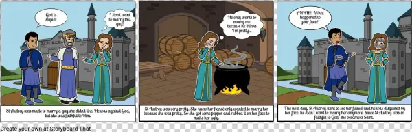 Parable Of St Audrey - Cartoon