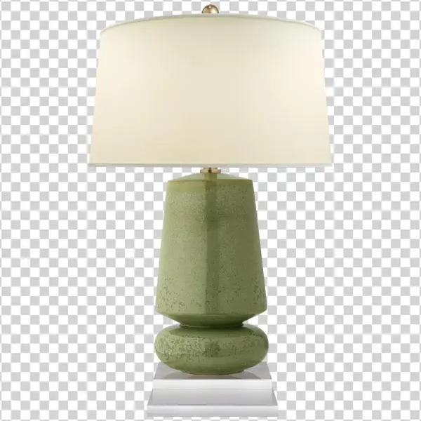 Parisienne Small Table Lamp In Shellish Kiwi Wit - Visual Comfort Cha 8668osb-pl E. F. Chapman Modern