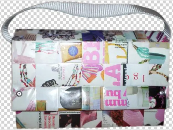 Pepachio Weaved Paper Handbag
