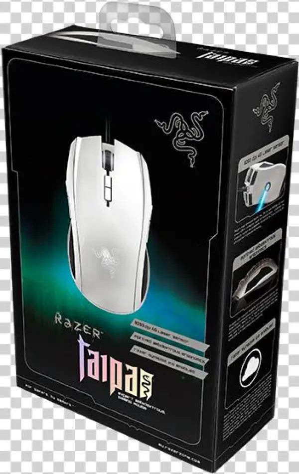 Razer Taipan Expert Ambidextrous Gaming Mouse (white)