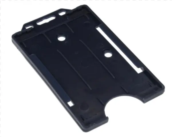 100 X Red Open Faced Rigid Card Holders For Id Cards/badges