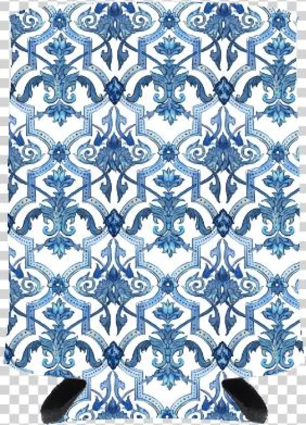 Blue White Tile Drink Hugger