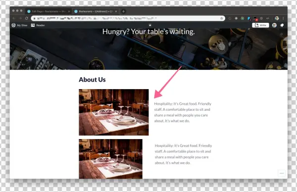 Business Theme Frontend