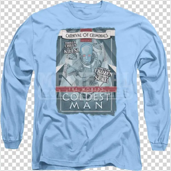 Carnival Of Criminals Mr Freeze Long Sleeve Shirt - Nurse Jackie Dark Medical Satire Comedy Tv Series Logo