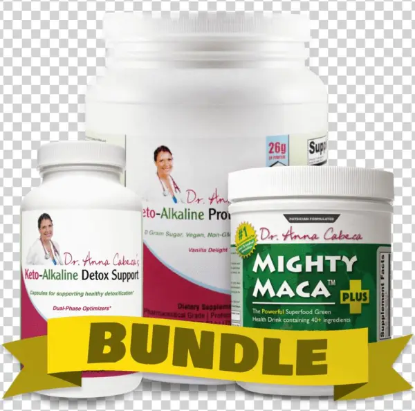 Detox Bundle - Cabeca Health Mighty Maca Greens 2.0 - Delicious, All-natural,