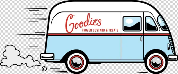 Goodies Treats Van Color Logo