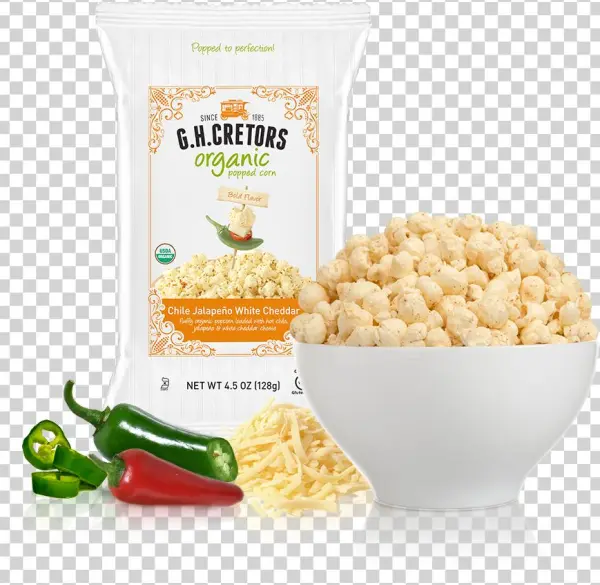 Jalapeño - G.h. Cretors Organic Popped Corn Extra Virgin Olive
