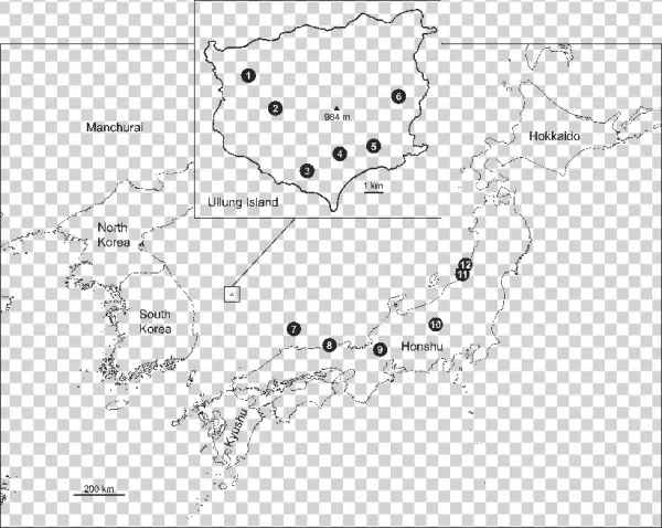 Populations Of Dystaenia Takesimana And D - Dystaenia Takesimana