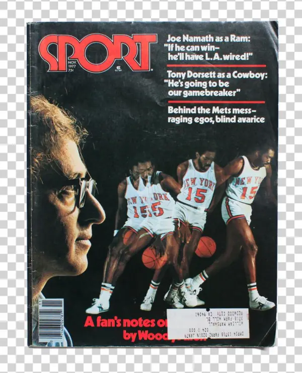 Sports Mag- Knicks V=1399562878 - Earl The Pearl Monroe Autographed Signed Sport Magazine